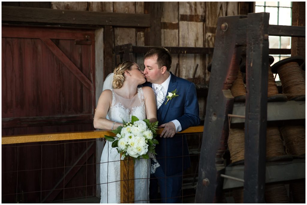 Bride and groom photos at the Mystic Seaport Museum