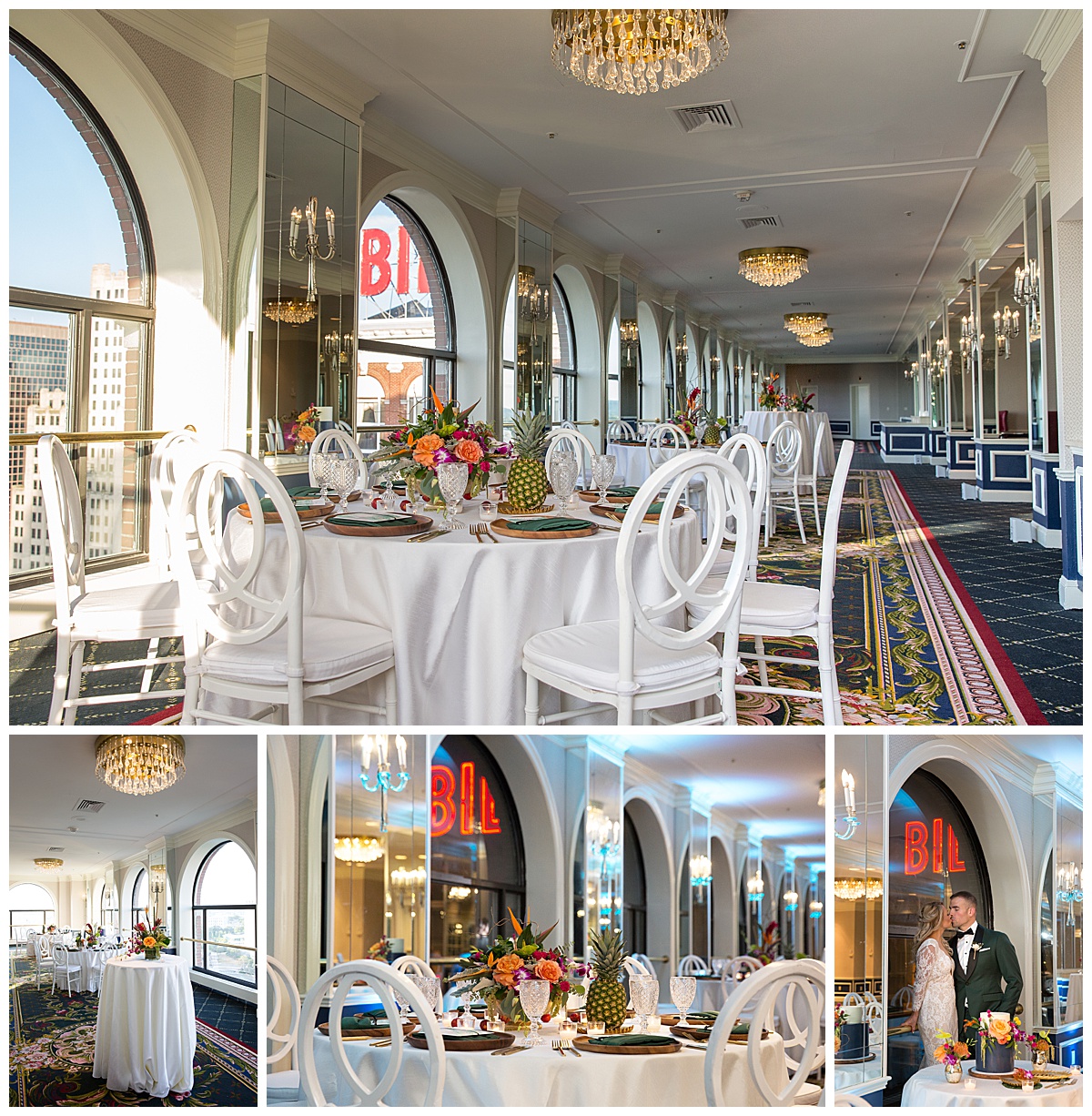 The Summit Room at the Graduate Hotel in Providence RI, offers breathtaking views of the city.