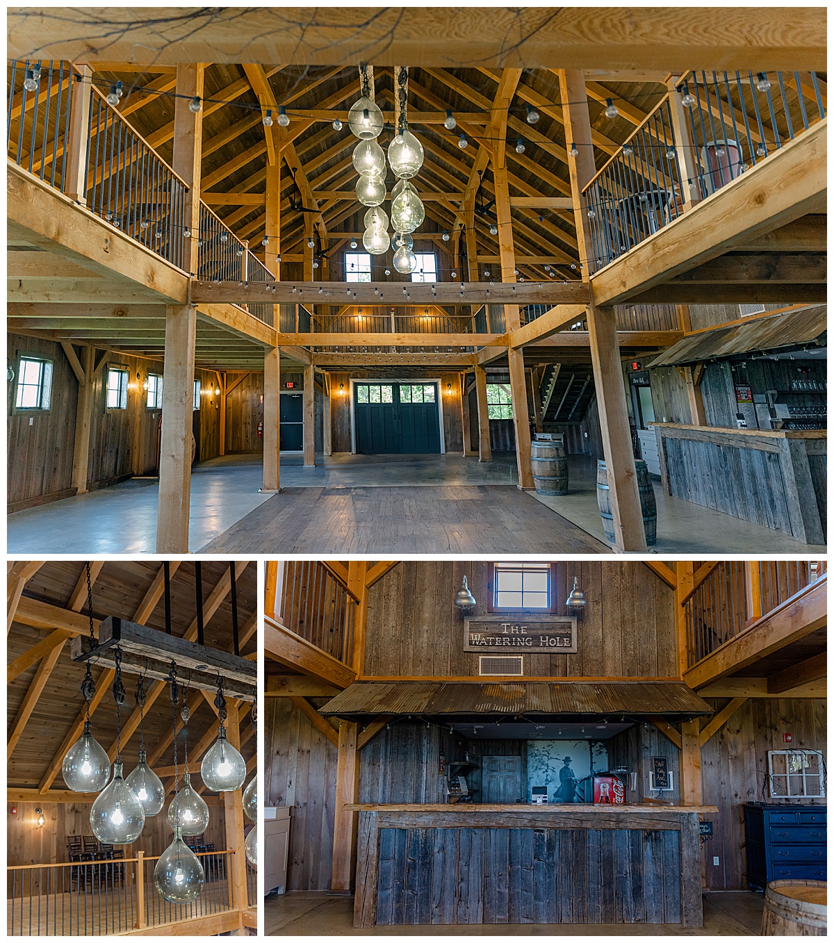 Bellevue Barn at Carlisle Place offers beautiful Mountain Views and a rustic setting for your wedding reception.