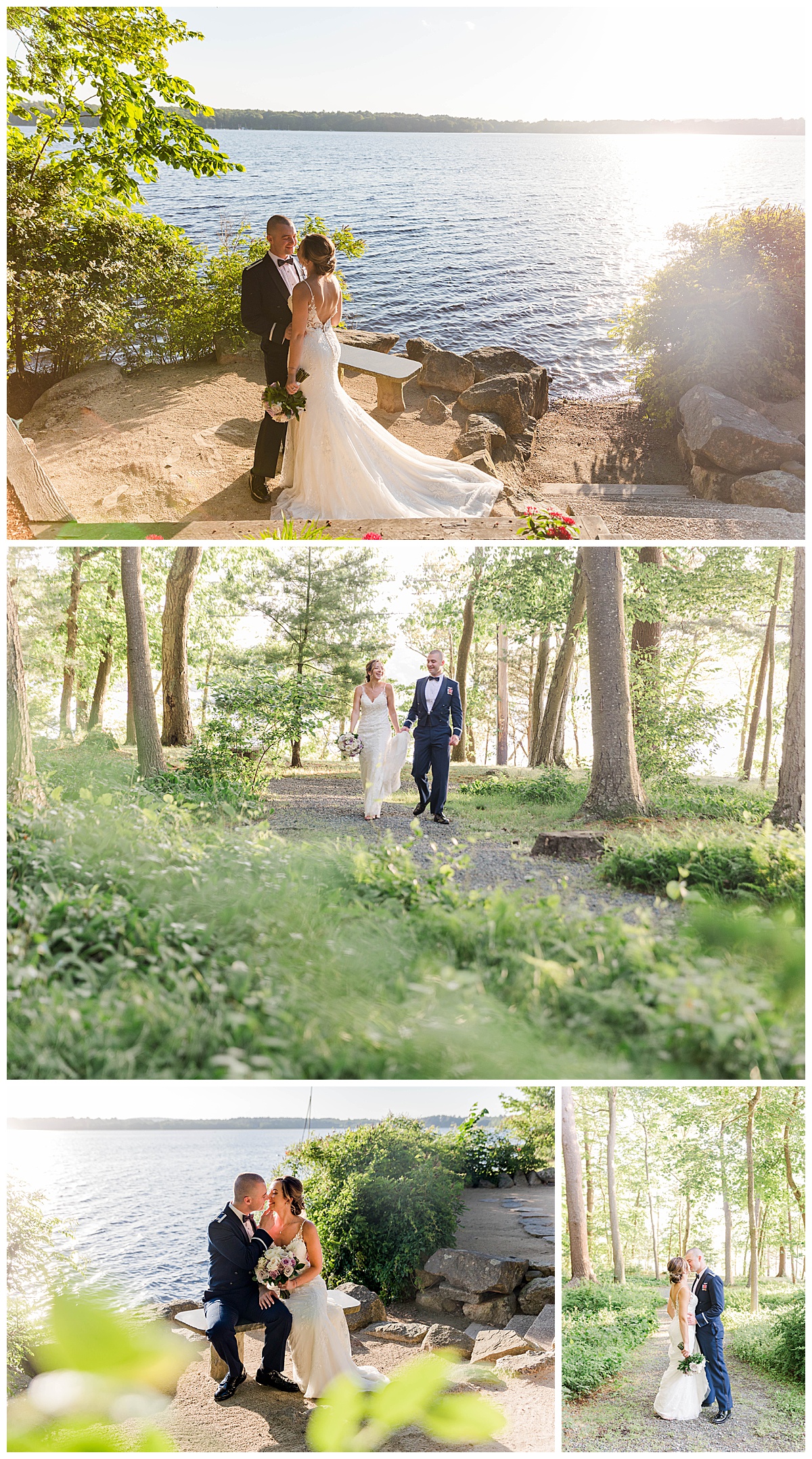 The lake and the forest are just a few of the picture-worthy locations found at Saphire Estate in Sharon MA. 