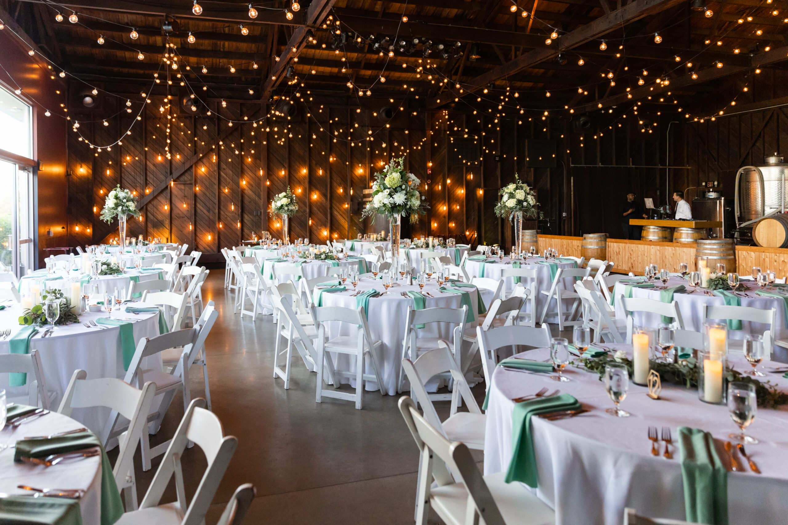 Salt Water Farm Vineyard offers a rustic chic event space for couples tying the knot in CT.