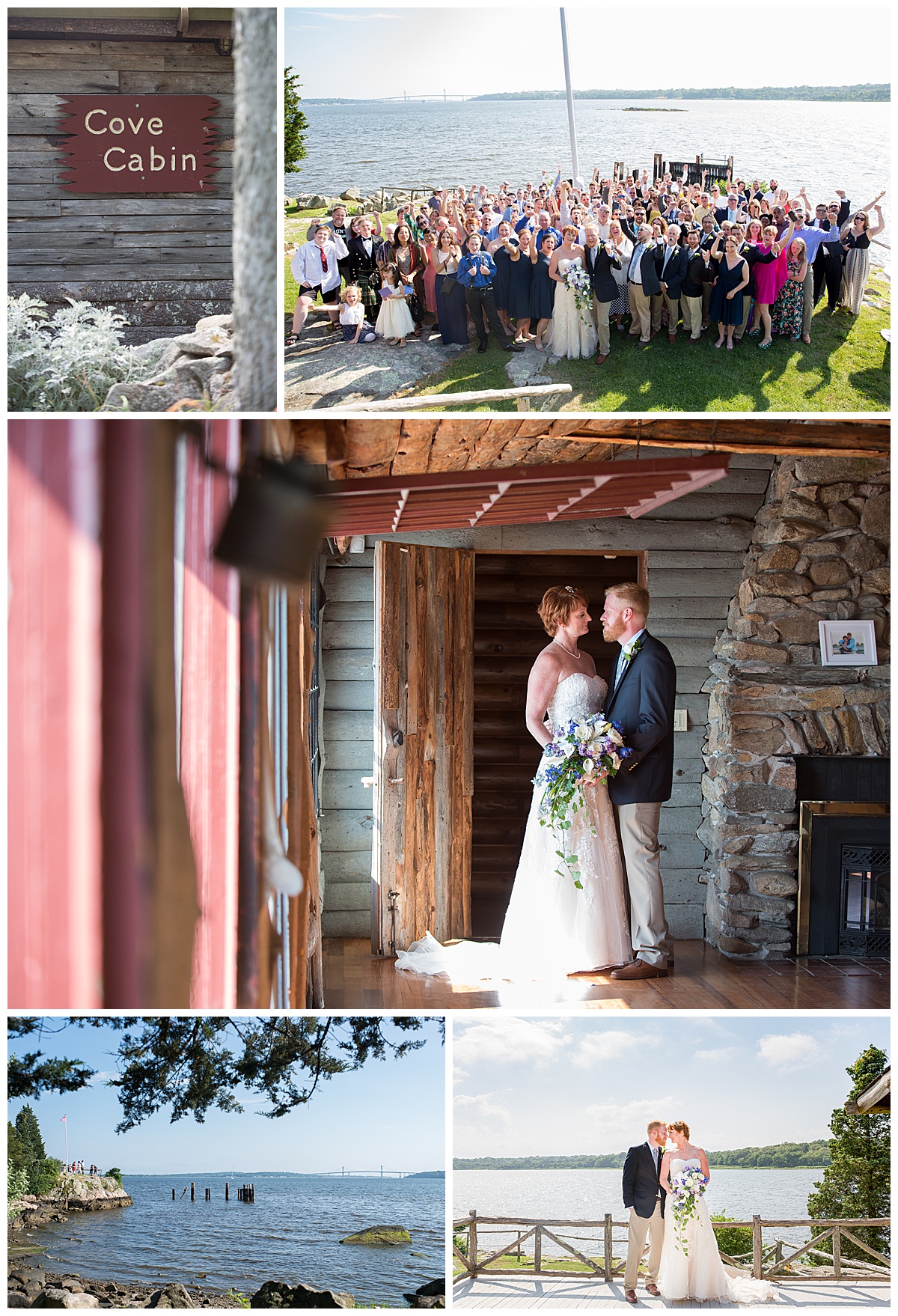 Mount Hope Farm's Cove Cabin is the perfect place to celebrate your wedding. 