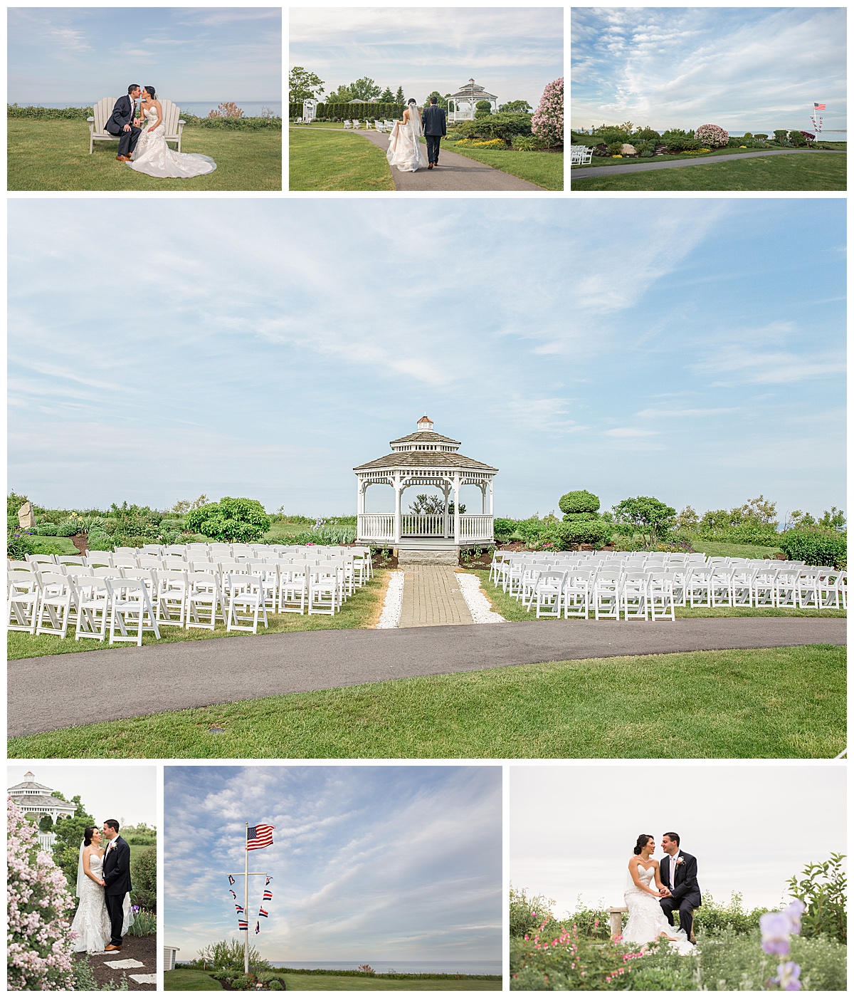White Cliffs Country Club offers beautiful gardens for the perfect garden wedding ceremony. 