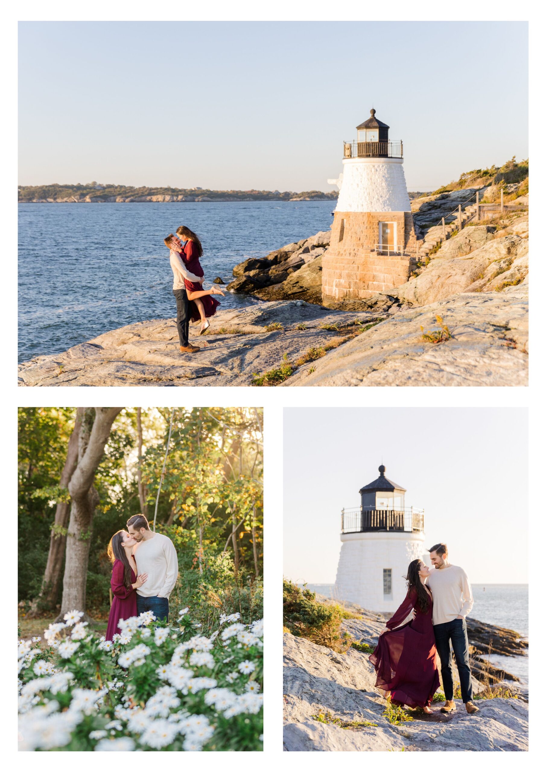 Castle Hill is one of the more opulent and beautiful venues serving engaged and newlywed couples that are looking to get married in Newport Rhode Island. The historical venue offers panoramic views of the water and is home to Newport Rhode Island's iconic Castle Hill Light House. 